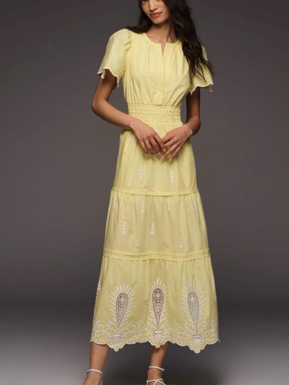 Somerset Maxi Dress by Anthropologie - XS - Honey Dew - NWT